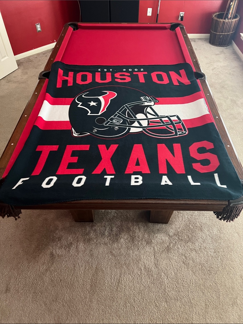 Houston Texans Blanket NFL Gifting Football Sports Fleece